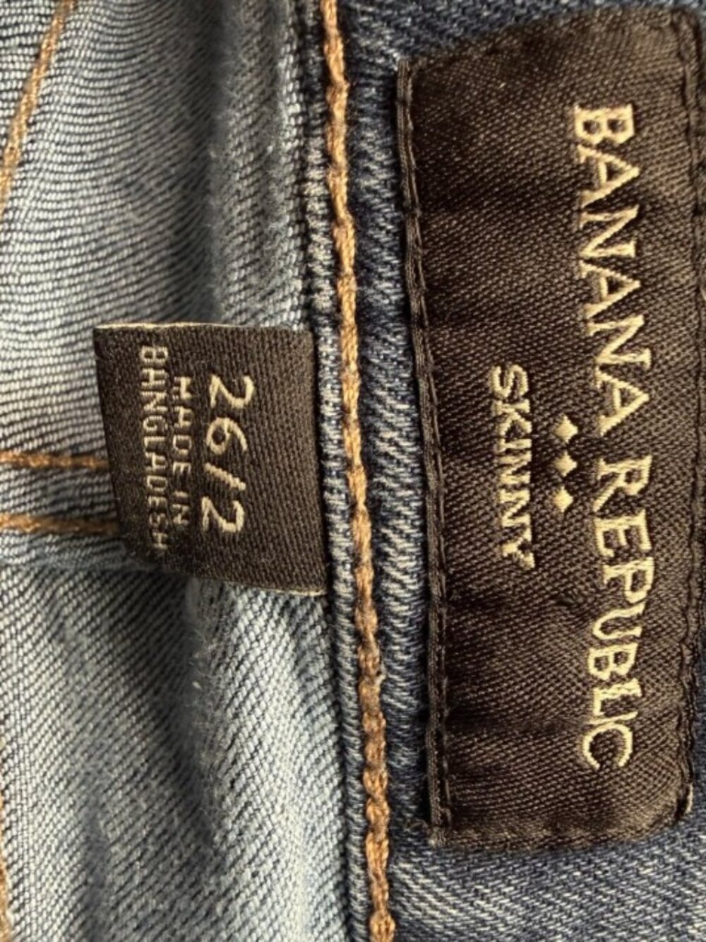 Banana Republic Womens 26/2 Skinny Jeans Medium Wash Stretch Denim Classic Fit - Picture 4 of 4
